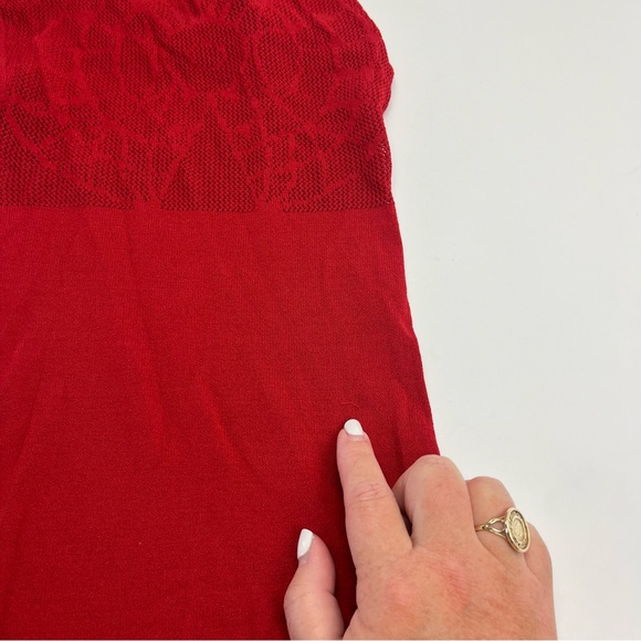 Voight Red Widow Mini Bodycon Dress Made in Hell Size XS / Small‎ One Shoulder - Picture 14 of 15